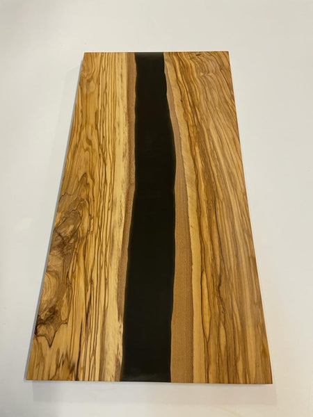 Olive Wood Epoxy River Serving Board / Cheese Tray / Charcuterie Board
