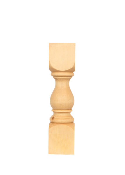Unfinished Coffee Table Leg (14"x 4") 1506 SL Style